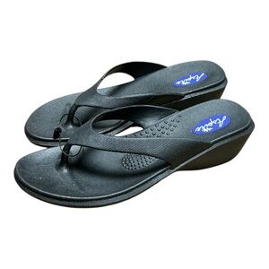 Okabashi - NEW - Aspire Women's Black Wedge Sandals